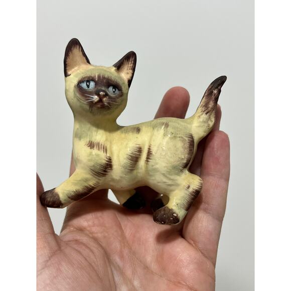 Vintage Lefton Set of 3 Siamese Kittens - Picture 9 of 11